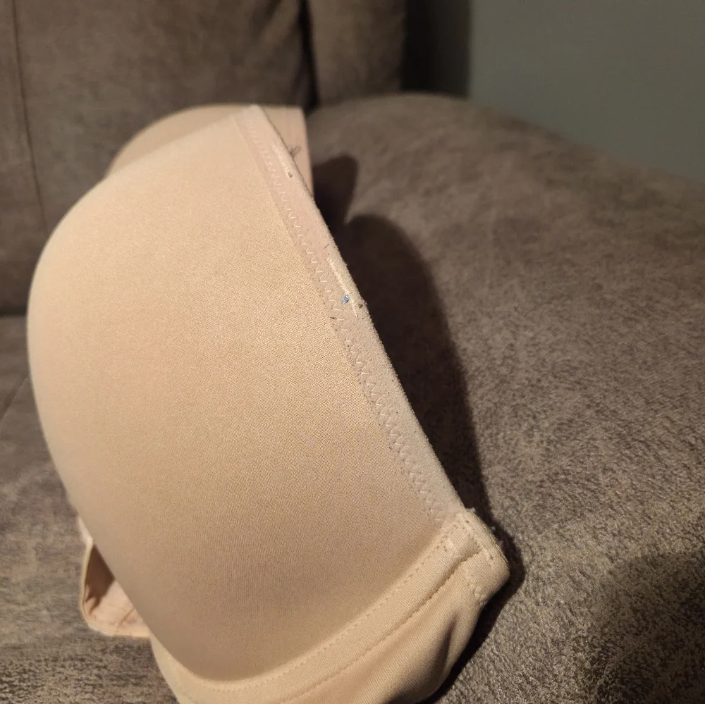 Elomi Smooth Underwired Moulded Strapless Bra in Sahara 42DDD